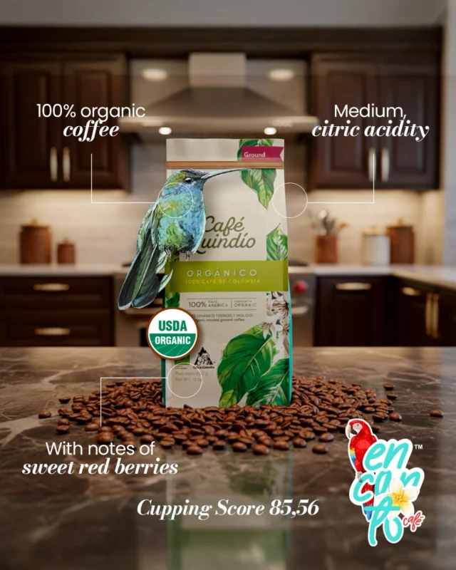 At Encanto Café, we believe great coffee should taste good—and do good too. ☕🌱

That’s why we serve organic coffee from the heart of Quindío, grown with respect for the land, the people, and nature itself.

Each cup offers sweet panela notes, balanced acidity, and hints of red fruits—proof that when coffee is grown responsibly, it tastes even better. 💚

More than coffee, it’s a conscious choice for a more sustainable future.

#EncantoCafe #OrganicCoffee #QuindioCoffee #SustainableCoffee
