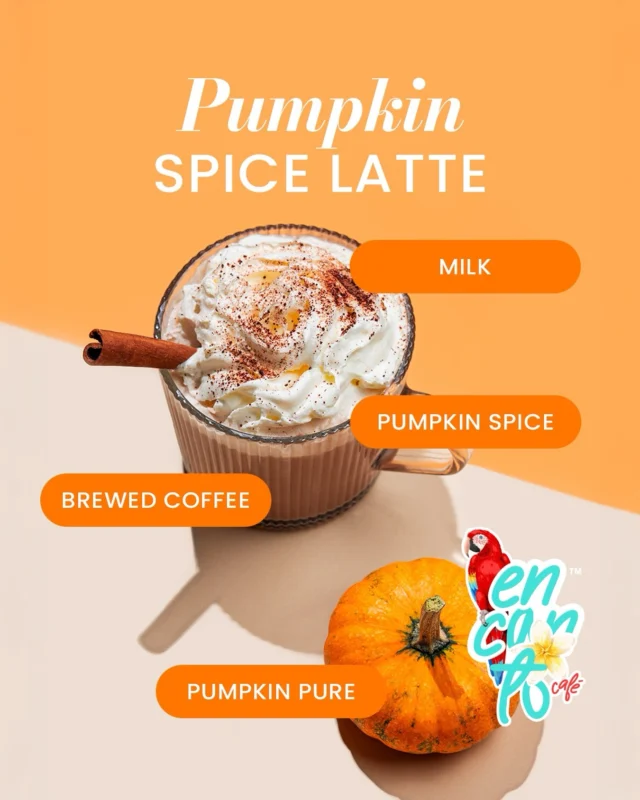 ☕ Make the perfect Pumpkin Spice Latte at home
 with the rich aroma of Café Quindío, available at Encanto Café.

 Follow these simple steps and enjoy cozy fall vibes in every sip! 🍂✨

1️⃣ Brew your coffee base
 Prepare a strong, aromatic cup of Café Quindío.
2️⃣ Create your pumpkin spice mix
 In a small saucepan, combine:
 – 2 tbsp pumpkin purée 🎃
 – 1 tsp pumpkin spice
 – 1 tsp vanilla
 – 1–2 tbsp sugar (to taste)
3️⃣ Add the milk
 Pour in 1 cup of milk and heat until warm, creamy, and well mixed.
4️⃣ Bring it all together
 Add your freshly brewed Café Quindío and gently mix with the pumpkin blend.
5️⃣ The final touch
 Top with whipped cream and a sprinkle of pumpkin spice. ✨
🍁 Enjoy a cozy, delicious Pumpkin Spice Latte
 made even better with the unmatched flavor of Café Quindío, found at Encanto Café! ☕💛

#CafeQuindio #EncantoCafe #PumpkinSpiceLatte