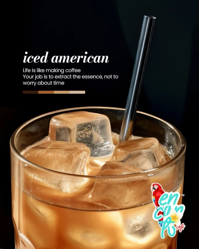 At Encanto Café, we believe the best mornings start with great coffee—and our Iced Americano is the perfect way to begin.

 Refreshing, light, and naturally energizing, it helps boost focus, awaken your mind, and kick-start your day without extra calories or sugar.

 Just pure coffee over ice, made to keep you going from the very first sip ✨

Start your day cool, with a little extra charm.

#EncantoCafe #IcedAmericano #CoffeeLovers
