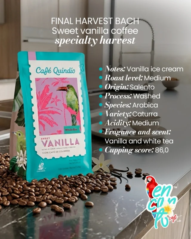 Indulge in a smooth and aromatic experience ☕✨

Our Colombian Specialty Coffee – Sweet Vanilla | Café Quindío is a controlled-origin edition that brings you closer to Colombia’s rich coffee heritage and the passion behind every bean 🇨🇴💛

With a medium roast, balanced citric acidity, and delightful notes of vanilla, nuts, and panela 🌿🤎, every cup is warm, sweet, and unforgettable.

Get yours now 👉 www.encantocafestore.com

At Encanto Café, every bean tells a story… have you tasted yours yet? ✨

#EncantoCafe #CafeQuindio #ColombianCoffee #SpecialtyCoffee